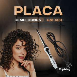 PLACA GEMEI CONUS GM-403/Плойка конусная Gemei GM-403