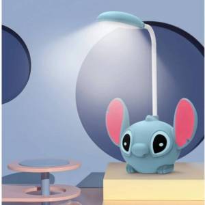LAMPA 3D DISNEY STITCH YW2263/Лампа ночник настольный от аккумулятора, с точилкой "Стич"YW2263