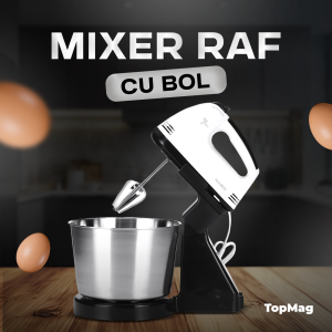 Mixer cu bol RAF R.6661/Миксер ручной на кухню RAF R-6661