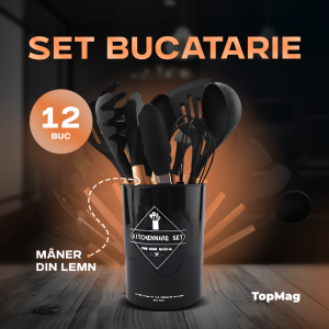 Set Bucatarie 12 buc mâner din lemn / Набор кухонных принадлежностей 12 штук