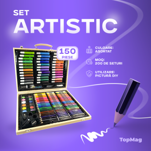 SET ARTISTIC 150 PIESE / ХУДОЖЕСТВЕННЫЙ НАБОР 150 ПРЕДМЕТОВ