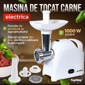 MASINA DE TOCAT CARNE ELECTRICA KUMTEL 1000 W / ЭЛЕКТРИЧЕСКАЯ МЯСОРУБКА KUMTEL 1000 W (HMG-03)