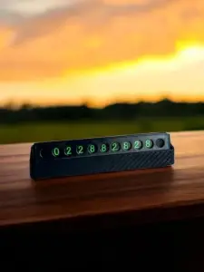 TABLITA DE PARCARE CU NUMAR ASCUNS 12,5 × 3,5 CM / НОМЕР ДЛЯ ВРЕМЕННОЙ ПАРКОВКИ С ВОЗМОЖНОСТЬЮ СКРЫТИЯ 12,5 × 3,5 СМ