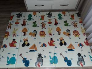 COVORAS PLEABIL PENTRU COPII PE DOUA PARTI 200*150*0,8cm / СКЛАДНОЙ КОВРИК ДЛЯ ДЕТЕЙ ДВУХ СТОРОН 200*150*0,8см