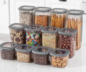 SET 12 CASEROLE DIN PLASTIC / НАБОР ИЗ 12 ПЛАСТИКОВЫХ КОНТЕЙНЕРОВ (383613)