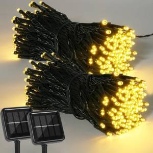 GHIRLANDA CU LUMINA CALDA, ALIMENTATA DE PANOU SOLAR / ГИРЛЯНДА С ТЁПЛЫМ СВЕТОМ, ПИТАЕМАЯ ОТ СОЛНЕЧНОЙ ПАНЕЛИ