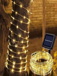 GHIRLANDA CU ILUMINARE CALDA, SI CU PANOU SOLAR / ГИРЛЯНДА С ТЁПЛЫМ ОСВЕЩЕНИЕМ, И С СОЛНЕЧНОЙ ПАНЕЛЬЮ