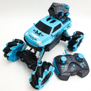 MASINUTA OFF-ROAD "CRAWL" CU BALOANE DE SAPUN SI CONTROL COMPLET RC / МАШИНА НА РАДИОУПРАВЛЕНИИ "CRAWL" С ПУШКОЙ ДЛЯ МЫЛЬНЫХ ПУЗЫРЕЙ (338-320)