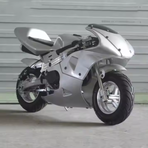 MINI MOTOCICLETФ BENZINФ DE CULOAREA SURA 49CC SPORT / МИНИ МОТОЦИКЛ БЕНЗИНОВЫЙ СЕРОГО ЦВЕТА 49CC СПОРТ (PW-4901)