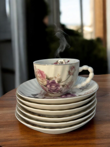 SET CESTI PENTRU CEAI SI CAFEA 12 PCS (QS26-4) / НАБОР КРУЖЕК ДЛЯ ЧАЯ И КОФЕ 12 ШТУК (QS26-4)