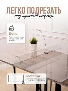 PELICULA DECORATIVA TRANSPARENTADIN PVC „STICLA LICHIDA” 100x100 CM, 1.5 MM